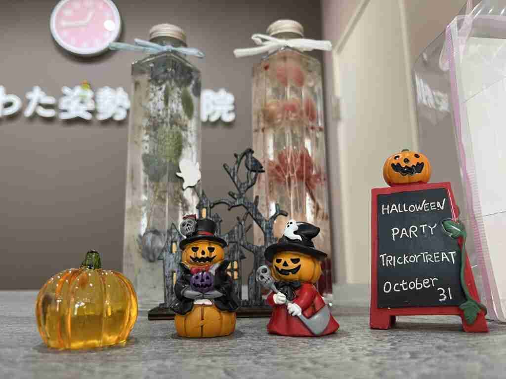 ハロウィン飾りカウンター