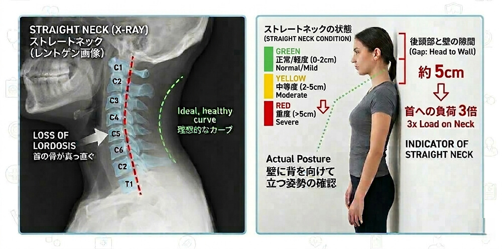 ストレートネック指標
