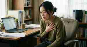 浅い呼吸イメージ